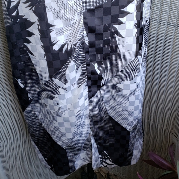 80s Pure Argenti flounce sleeve dress - Picture 6 of 8